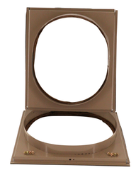 YORK YORK S1-1AK0111 Rectangular to Round Horizontal Adapter