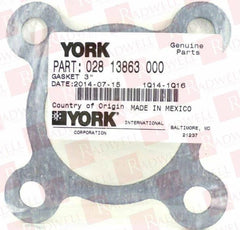 YORK YORK 028-15953-050 Gasket W/B Groove .375 Special