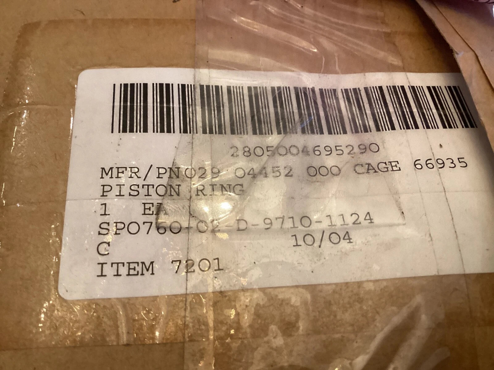 YORK YORK 029-04452-000 Ring Piston Ventilated Oil CU