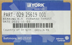 YORK YORK 029-25619-001 High Speed Forward Thrust Bearing