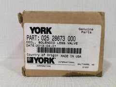 YORK YORK 025-28673-000 Coil Solenoid Less Valve