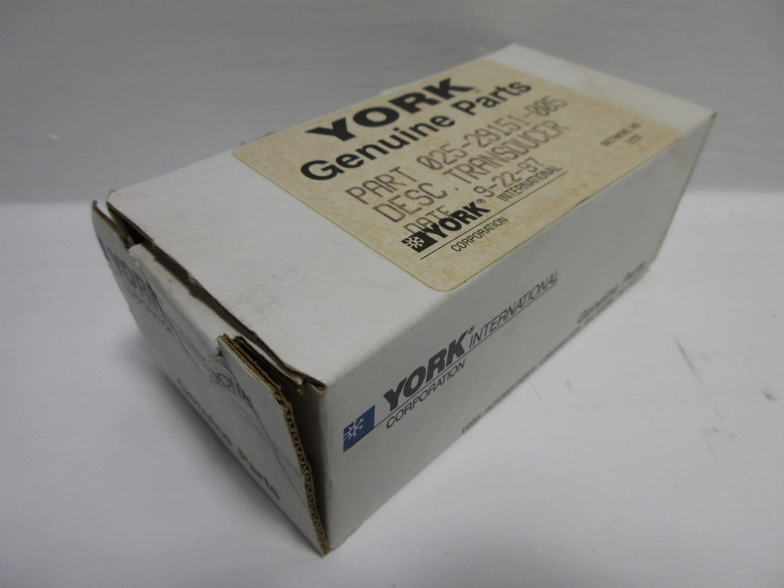 YORK YORK 025-29151-005 Pressure Transducer