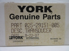 YORK YORK 025-29151-005 Pressure Transducer