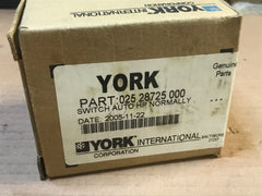YORK YORK 025-28725-000 Auto HP Switch