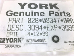 YORK YORK 028-09347-000 O-Ring