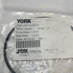 YORK YORK 028-12202-000 O-Ring