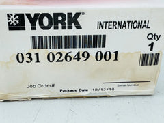YORK YORK 031-02649-001 EPROM Flash Control Board