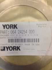 YORK YORK 064-24254-000 Washer .037 x 5-3/4 x 5-3/4 Lot of Four