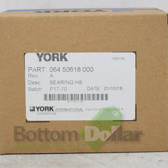 YORK YORK 064-50618-000 High Speed Front Bearing