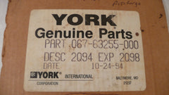 YORK YORK 067-63255-000 Gasket 3inch x 3inch x 1/8inch