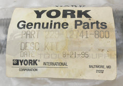 YORK York 229-12741-800 Unloader Spring