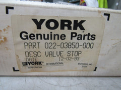 YORK YORK 022-03850-000 Stop Valve