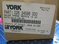YORK YORK 026-24596-000 Pressure Gauge