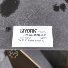 YORK YORK 026-45045-000 Fan Impeller 900mm