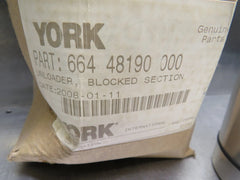 YORK YORK 664-48190-000 Unloader Piston Blocked Section