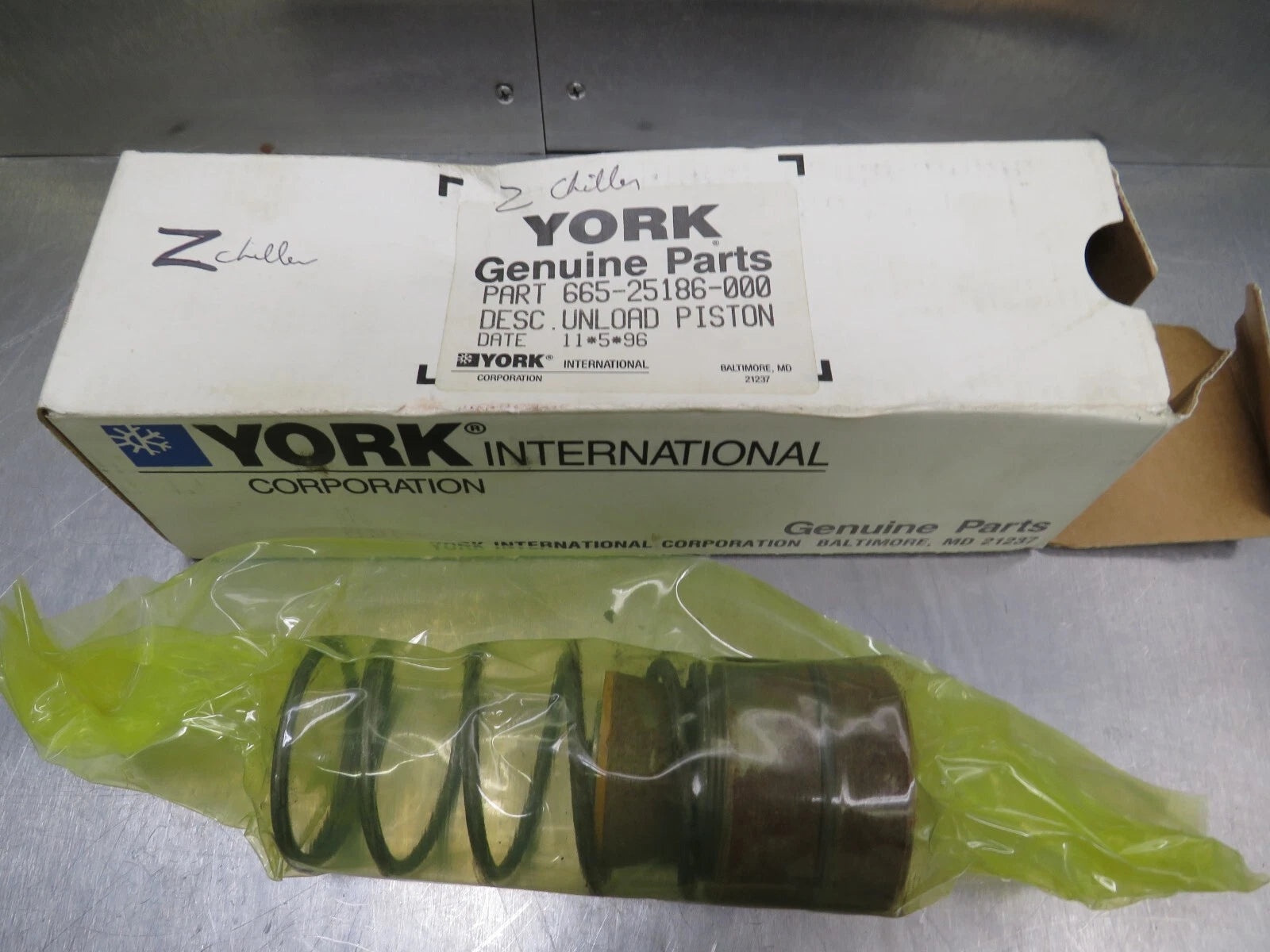 YORK YORK 665-25186-000 Unloader Piston Assembly