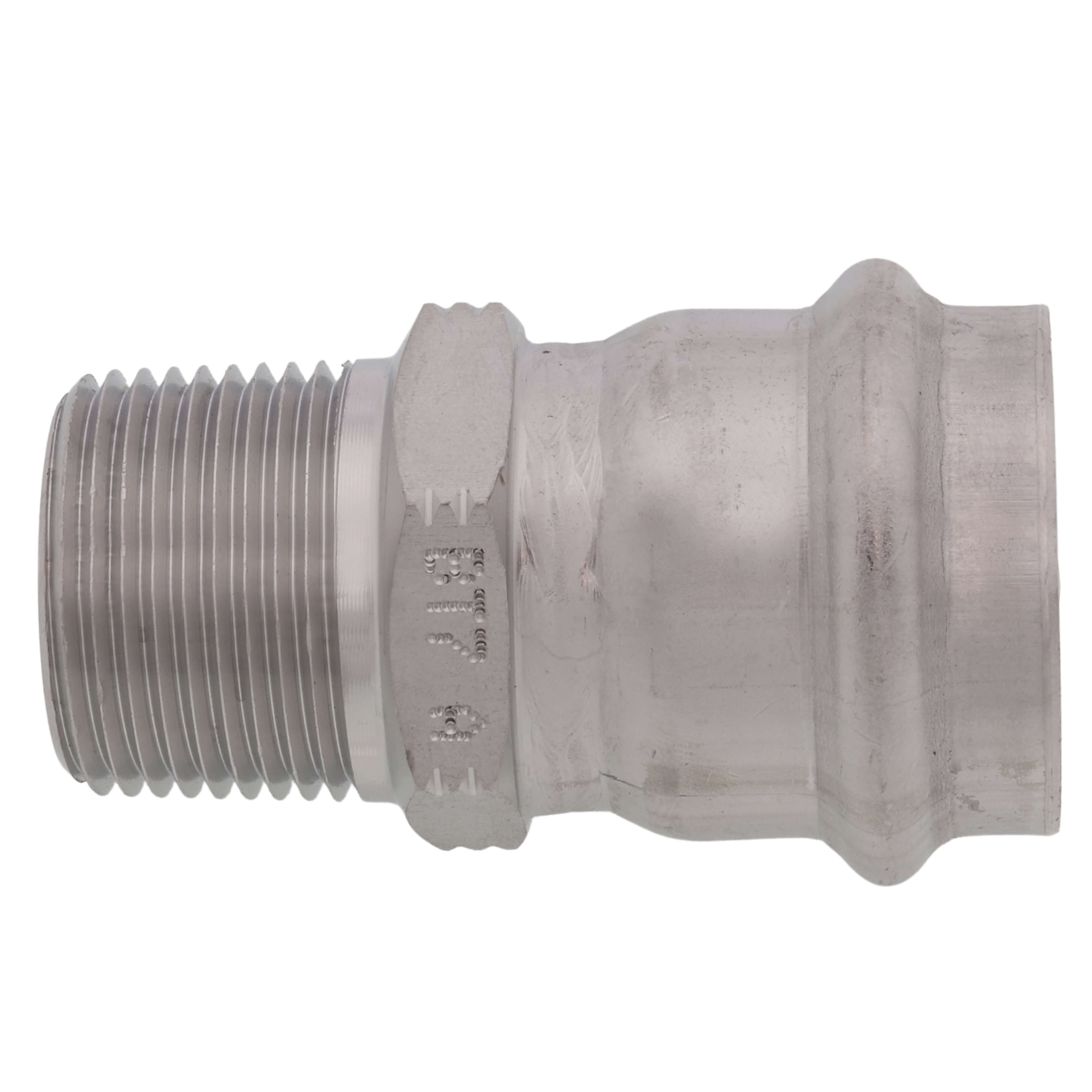VIEGA Viega 80035 1 Press x 3/4 Male ProPress 316 Stainless Steel Adapter