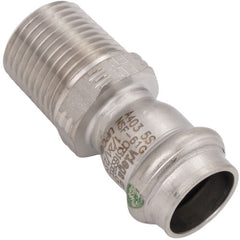 VIEGA Viega 80015 1/2 Press x 3/4 Male ProPress 316 Stainless Steel Adapter