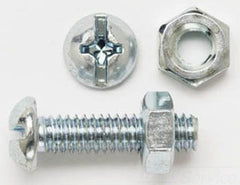 PECO FASTENERS Peco Fasteners, Inc. 14X1RHSSBZJ 1/4-20 X 1 Round Head Stove Bolt Zinc 100