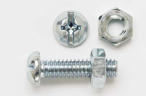 PECO FASTENERS Peco Fasteners, Inc. 14X1RHSSBZJ 1/4-20 X 1 Round Head Stove Bolt Zinc 100