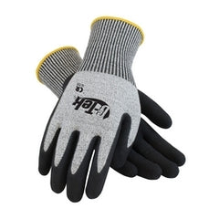 PROTECTIVE INDUSTRIAL PRODUCTS Protective Industrial Products 16-350/L G-Tek CR, SandP PolyKor Blended Shell, Black Nitrile Coated Palm, EN5, Large