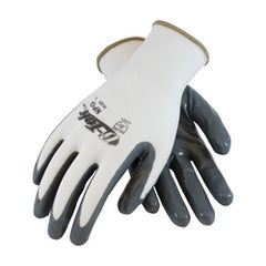 PROTECTIVE INDUSTRIAL PRODUCTS Protective Industrial Products 34-225/M G-Tek, 13G White Nylon Shell, Gray Nitrile Coating Medium