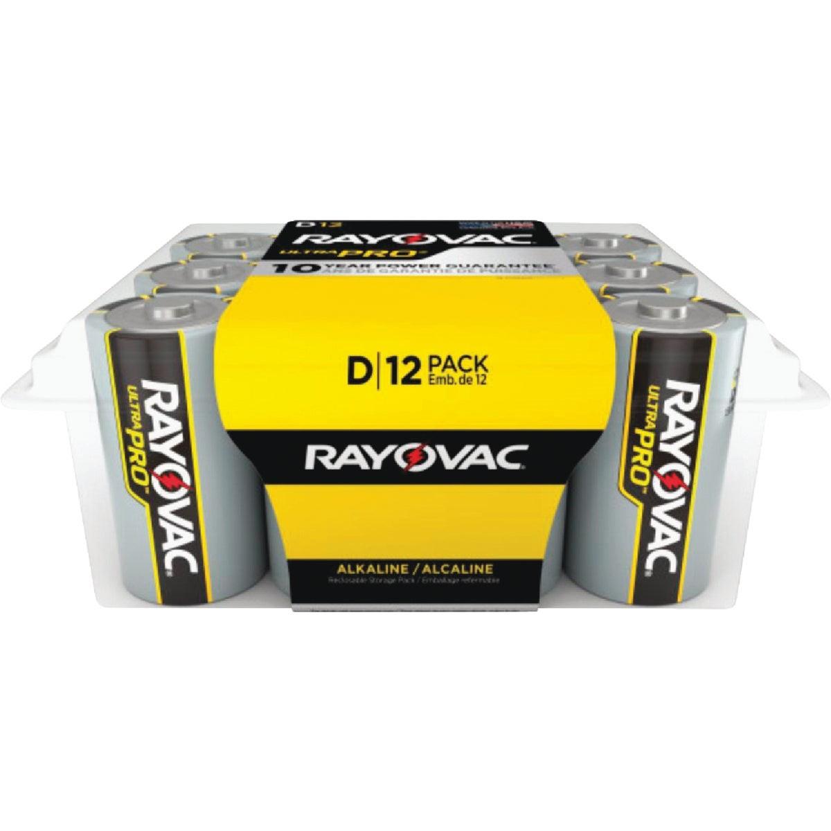 RAYOVAC Rayovac ALD-12PPJ UltraPro D Alkaline Battery 12-Pack