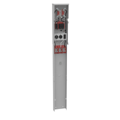 MILBANK MANUFACTURING Milbank U5300-O-75 Meter Pedestal Power Outlet 240 Volt 125 Ampere 4 Terminal Ring Type Plain Top