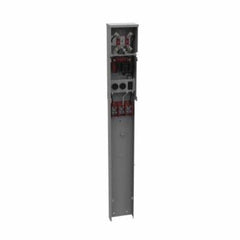 MILBANK MANUFACTURING Milbank U5300-O-75 Meter Pedestal Power Outlet 240 Volt 125 Ampere 4 Terminal Ring Type Plain Top