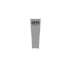 MILBANK MANUFACTURING Milbank U5300-O-75 Meter Pedestal Power Outlet 240 Volt 125 Ampere 4 Terminal Ring Type Plain Top