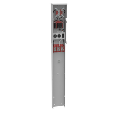MILBANK MANUFACTURING Milbank U5300-O-75 Meter Pedestal Power Outlet 240 Volt 125 Ampere 4 Terminal Ring Type Plain Top