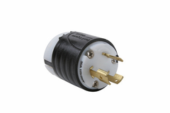 LEGRAND Pass & Seymour 3331SS Plug LKG 125/250VAC 30A 3 3 BK/WHT