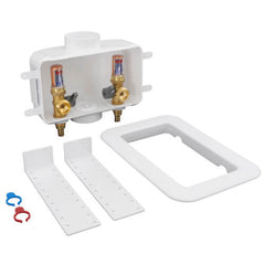 OATEY Oatey 38105 Centro II Quarter-Turn F1807 PEX Connection Washing Maching Supply Box with Hammer Arrestor