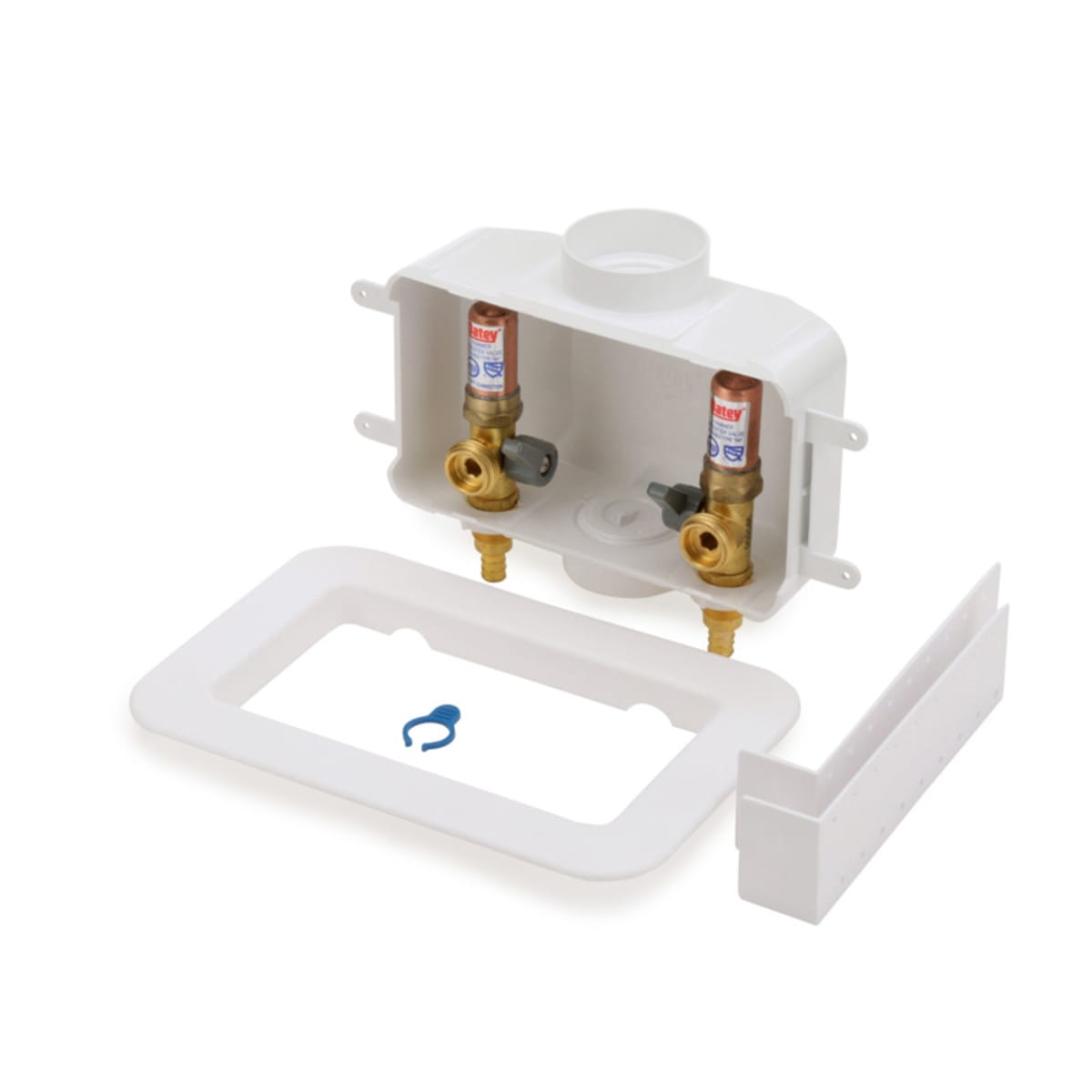 OATEY Oatey 38105 Centro II Quarter-Turn F1807 PEX Connection Washing Maching Supply Box with Hammer Arrestor