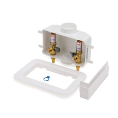 OATEY Oatey 38105 Centro II Quarter-Turn F1807 PEX Connection Washing Maching Supply Box with Hammer Arrestor