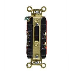LEGRAND Pass & Seymour PS8300-HRED Heavy Duty Hospital-Grade Duplex Receptacle, Back and Side Wire, 20A, 125 VAC, Red