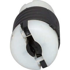 LEGRAND Pass & Seymour L1730C Turnlok NEMA Connector, 30A, 600VAC, 4-Wire, Black/White
