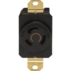 LEGRAND Pass & Seymour L1020-R Turnlok Single Receptacle 20A 125/250 VAC