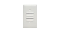 LEGRAND Pass & Seymour SS771W Louver Wall Plate 1 Gang Stainless Steel Painted White