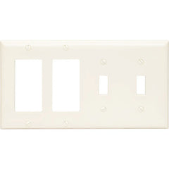 PASS & SEYMOUR Pass & Seymour SP2262I Legrand Combination Plate Power Standard 5 in