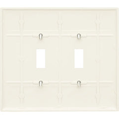 LEGRAND Pass & Seymour SPO2I Jumbo Thermoset Wall Plate, 2-Gang, Ivory