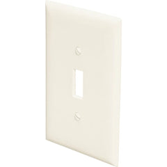 PASS & SEYMOUR Pass & Seymour SPO1I Jumbo Thermoset Wall Plate, Single-Gang, Ivory