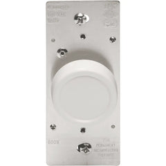 LEGRAND Pass & Seymour R603PW RFI Rotary Dimmer, Preset 3-Way, White