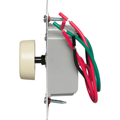 LEGRAND Pass & Seymour R603PIV Rotary R Series Dimmer, Preset 3-Way, Ivory