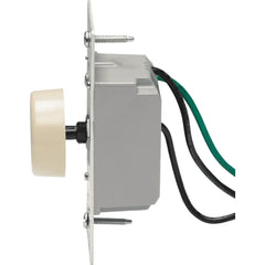 LEGRAND Pass & Seymour R600PI RFI Rotary Dimmer Preset 660W, Ivory