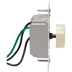 LEGRAND Pass & Seymour R600PI RFI Rotary Dimmer Preset 660W, Ivory