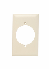 LEGRAND Pass & Seymour TP724-I Standard Wall Plate, 5 Inch Height x 2-3/4 Inch Width, Ivory