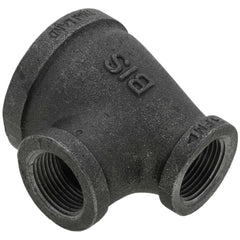 EVERFLOW EverFlow BMRT1210 1-1/2 x 3/4 x 3/4 Black Reducing Tee
