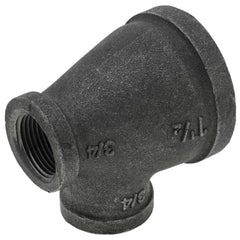 EVERFLOW EverFlow BMRT1210 1-1/2 x 3/4 x 3/4 Black Reducing Tee