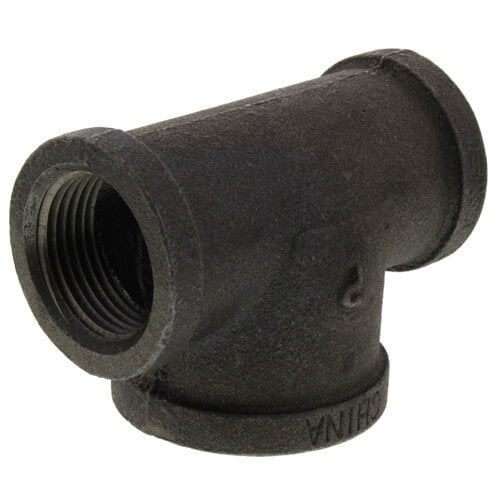 EVERFLOW EverFlow BMBT1000 | 1 X 1 X 1-1/4 Black Bull Head Tee | BLT100-100-125